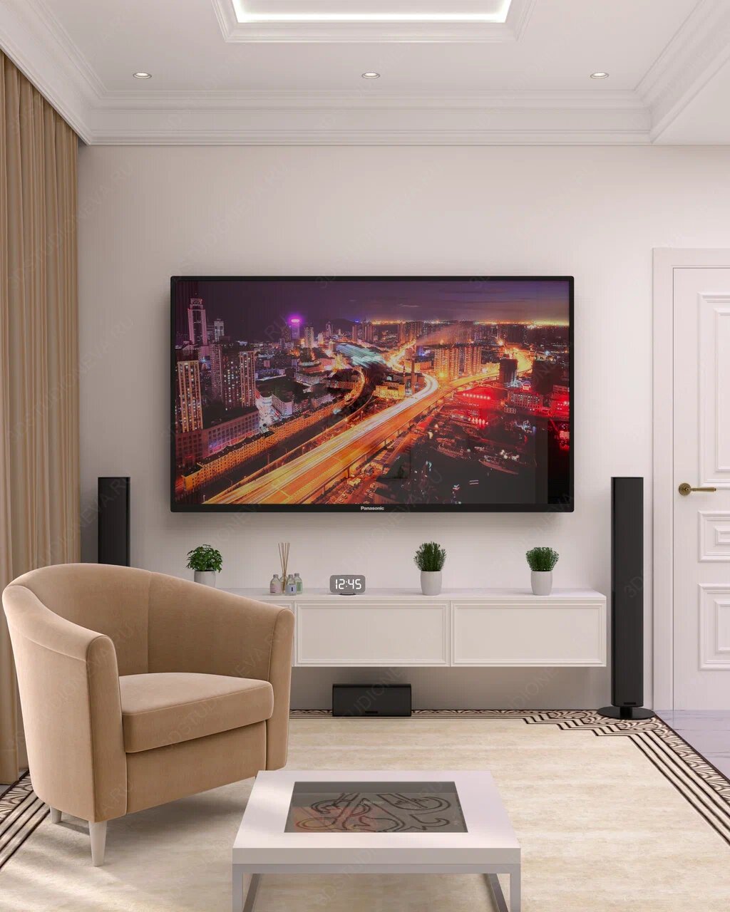 Современная кухня-гостиная (Кадр_1)