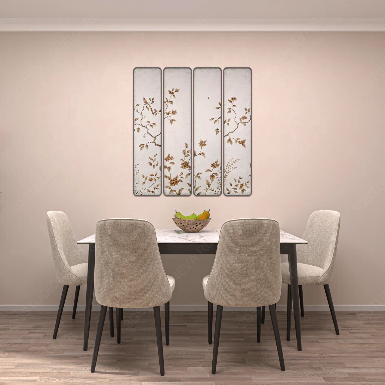 Светлая кухня с обеденной зоной (Кадр_3)