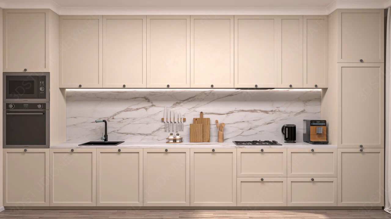 Светлая кухня с обеденной зоной (Кадр_2)